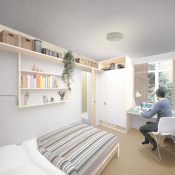 Work starts on the interim studio flats for St Jospeh’s Hospice